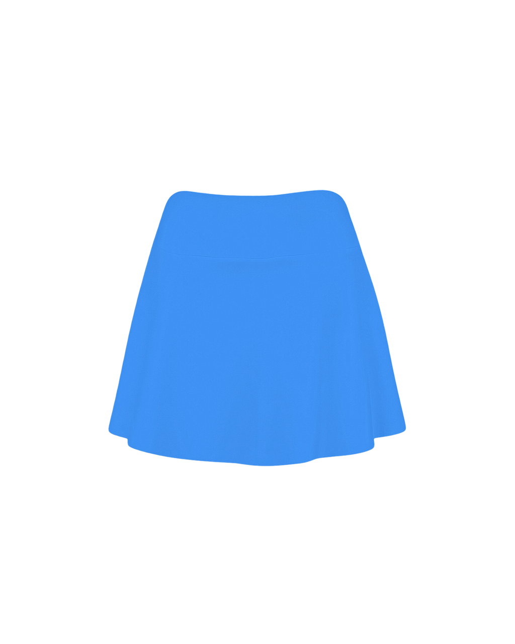 Plain Skirt Azul