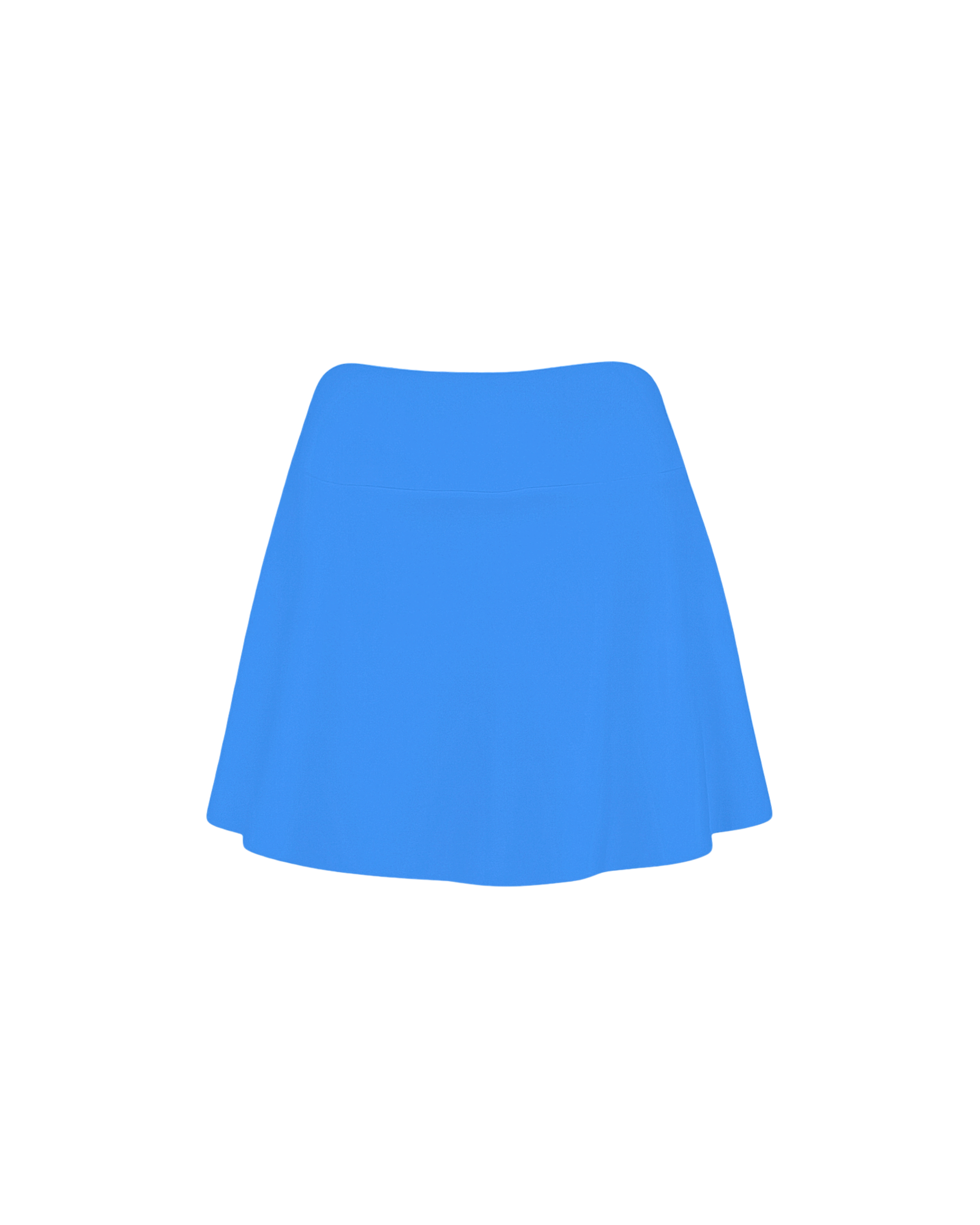 Plain Skirt Azul