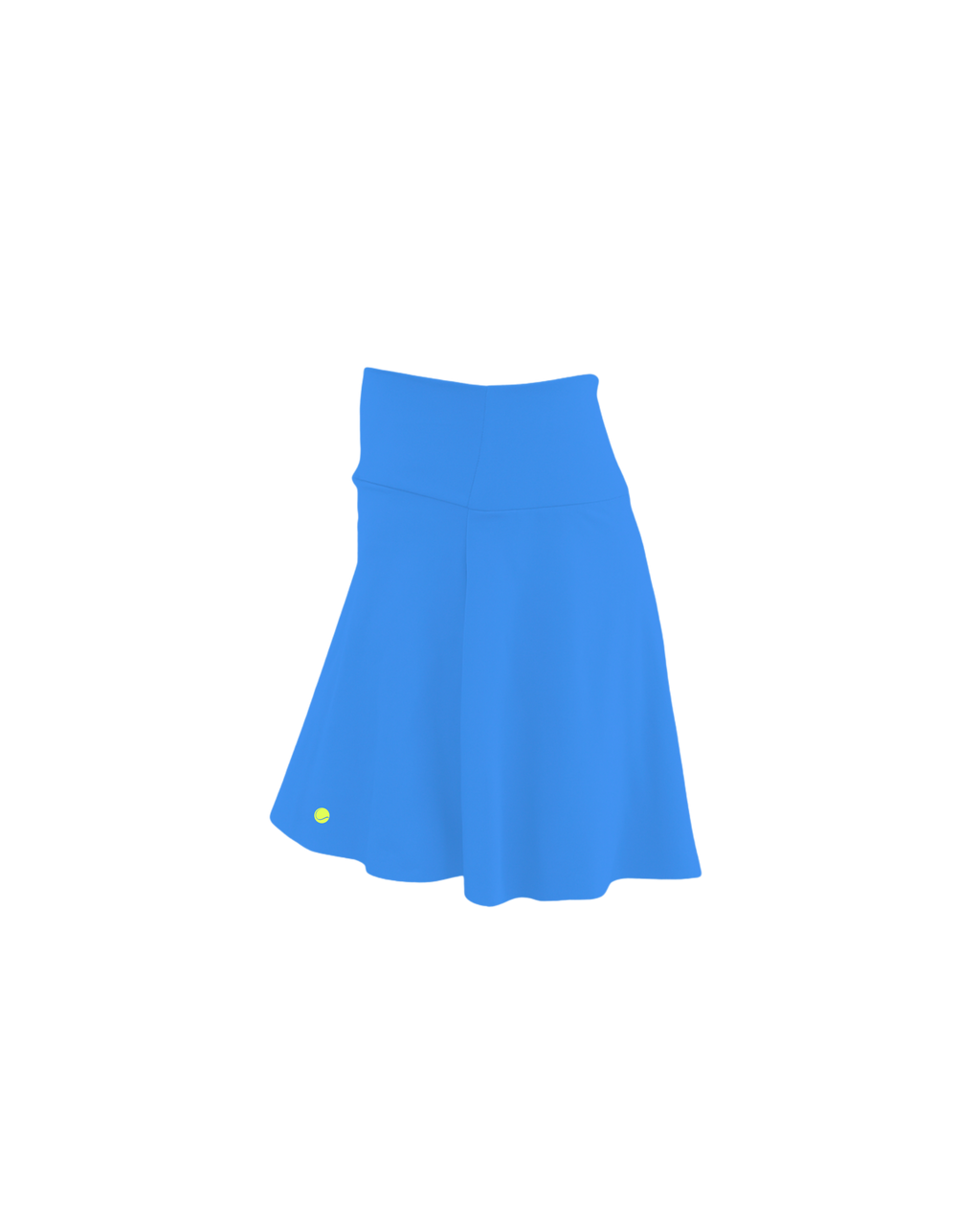 Plain Skirt Azul