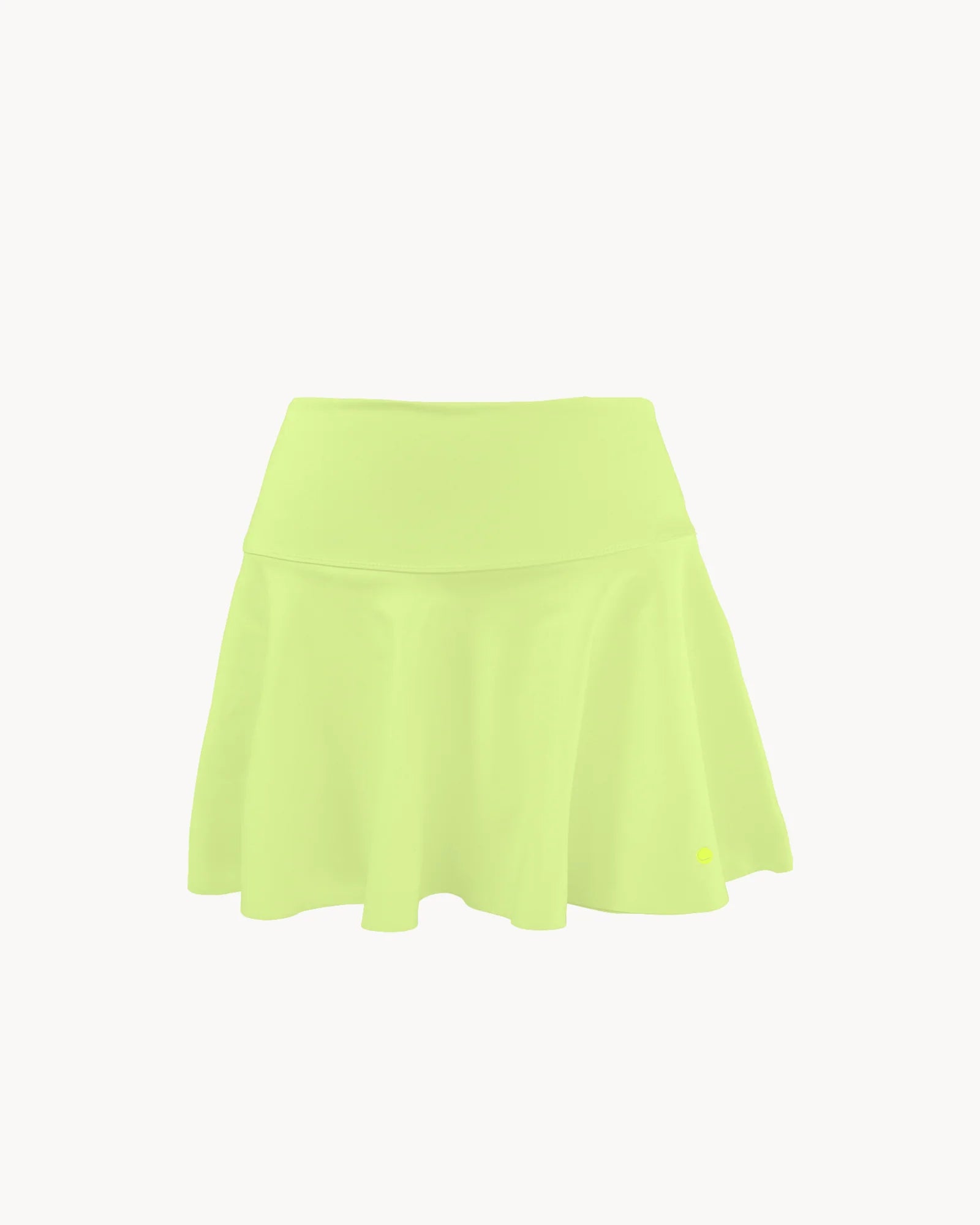 Plain Skirt Lime Green