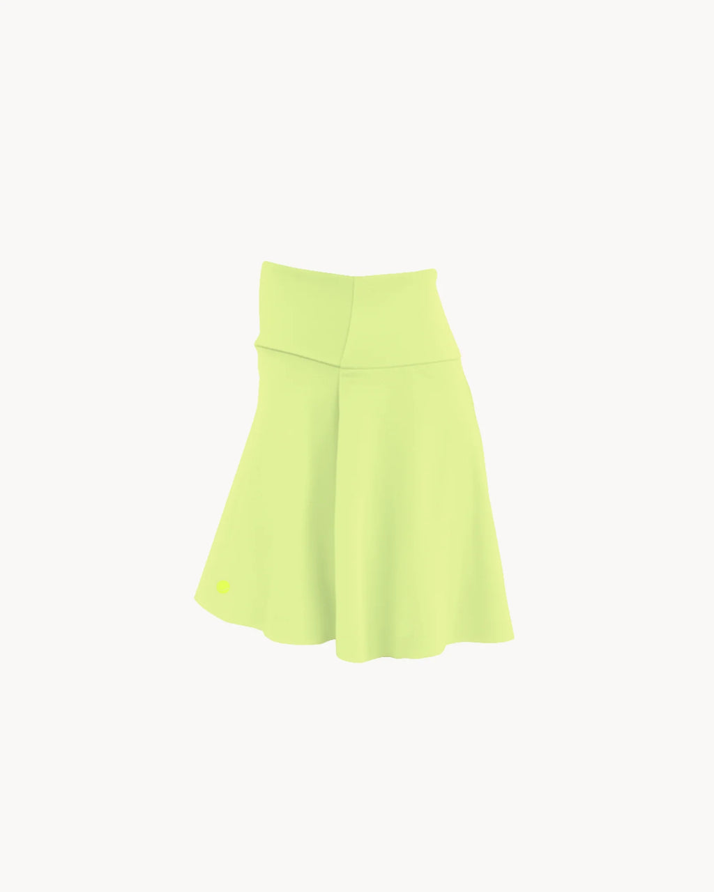 Plain Skirt Lime Green