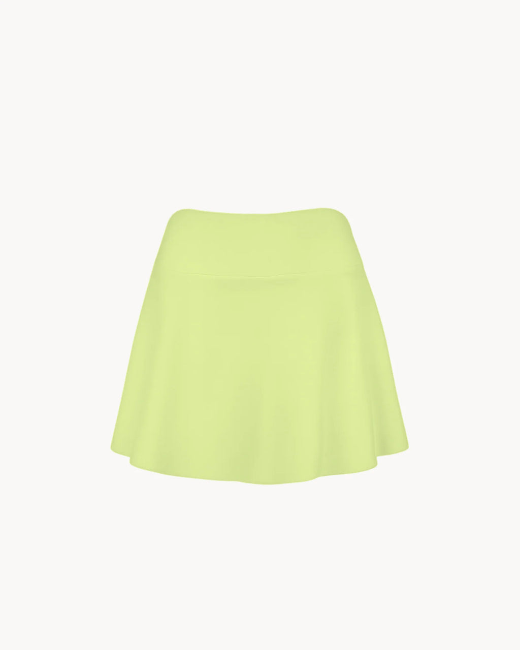 Plain Skirt Lime Green