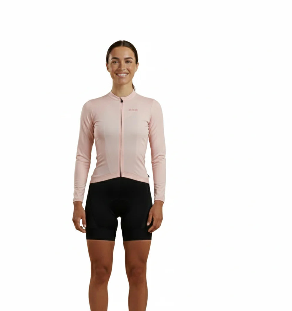 Jersey Dama Rosa Manga Corta/Larga