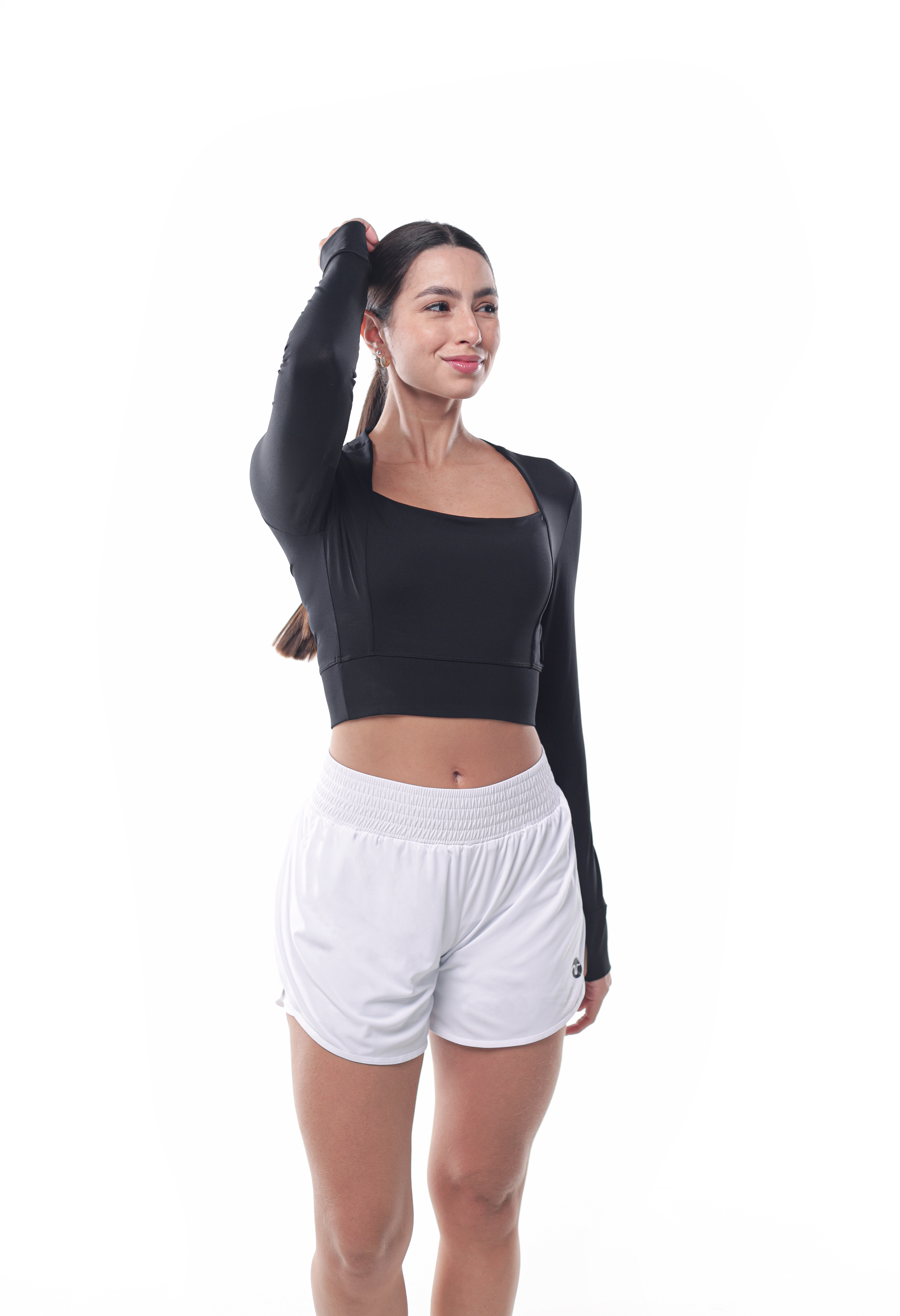Crop Top Luxe Azul Oscuro