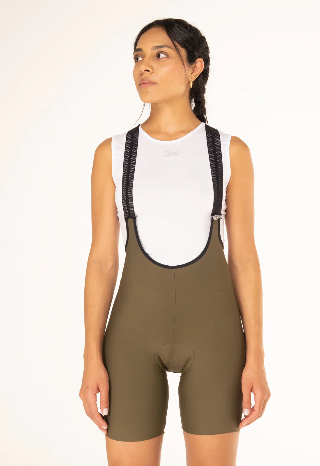 Pantaloneta Optimus Verde Militar Mujer